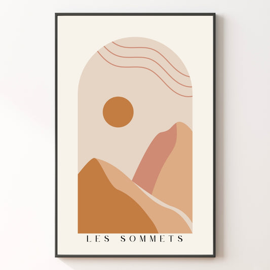 The Peaks Print