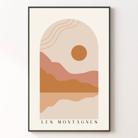 The Mountains Print