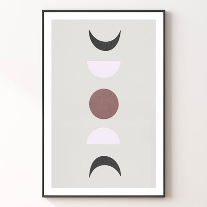 Mauve Moon Print