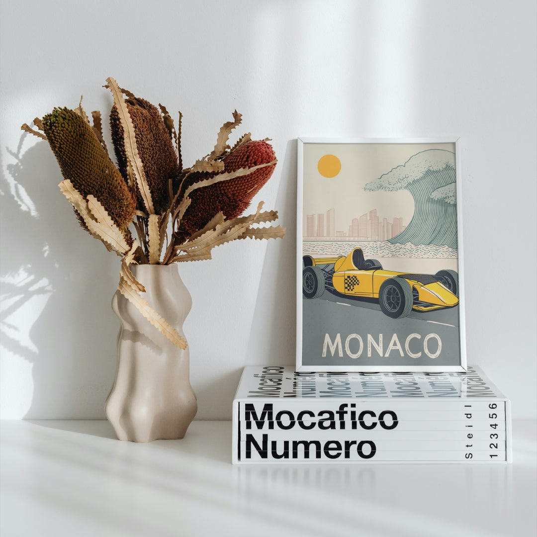 Monaco Retro No1 Print