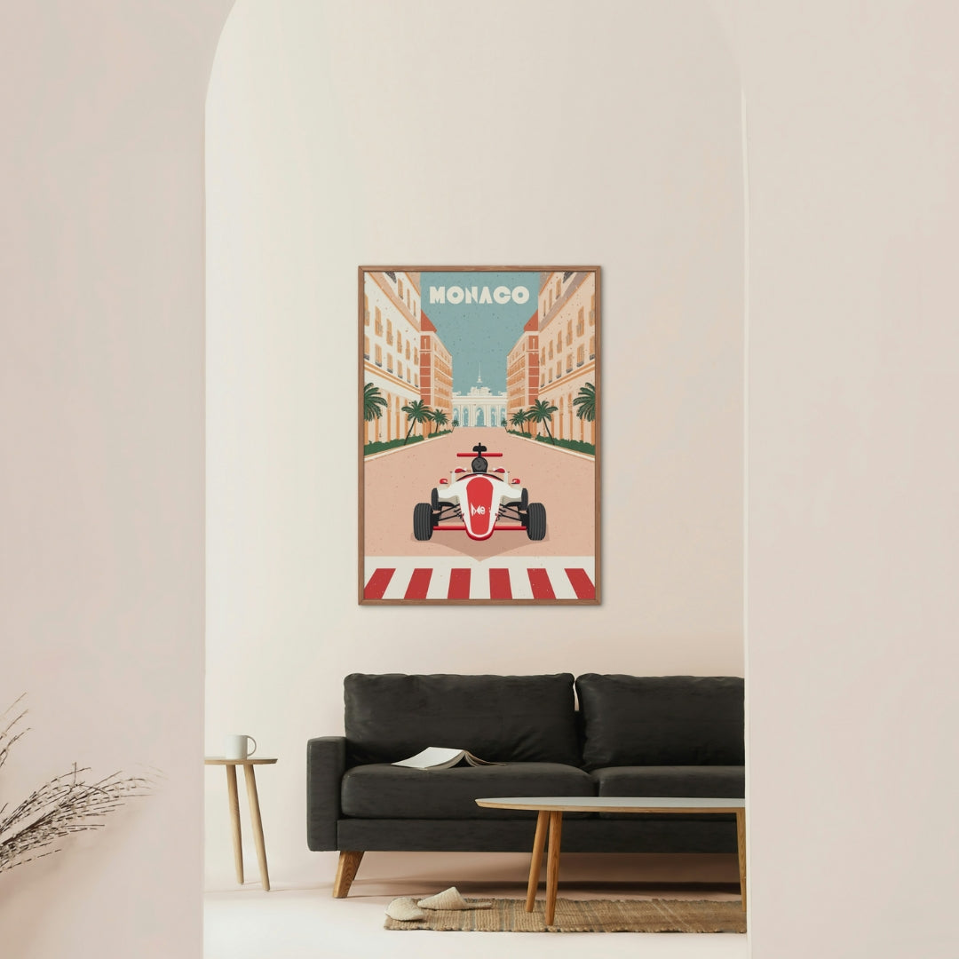 Monaco Retro No2 Print