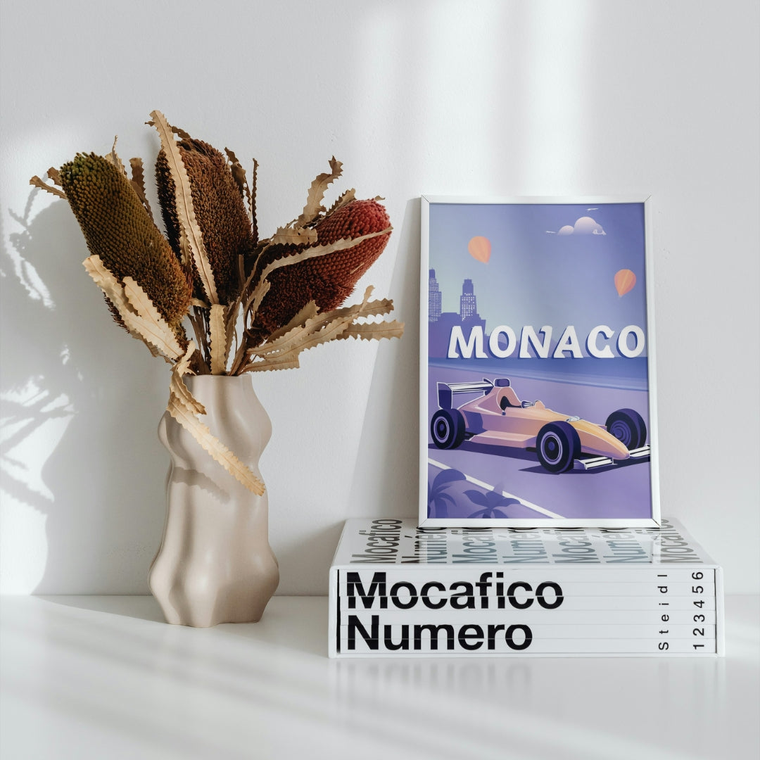 Monaco Retro No3 Print